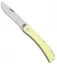 Bear & Son Locking Farmhand Lockback Knife Yellow G-10 (3.625" Satin) C338L