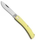 Bear & Son Farmhand Lockback Knife Yellow G-10 (2.75" Satin) C337L