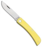 Bear and Son Farmhand Slip Joint Knife 2.75" Yellow G-10