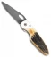 Bear & Son Sideliner Liner Lock Knife Stag (3.125" Gray) 510