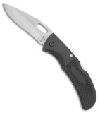 Bear & Son One Hand Opener Lock Back Knife Black Zytel (3.50" Satin) 401