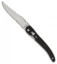 Baladeo Variation Laguiole Liner Lock Knife Black G-10 (3.75" Bead Blast)