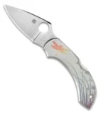 Spyderco Dragonfly Stainless Steel Tattoo Lock Back Knife (2.3" Satin) C28PT