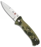 Al Mar Mini SERE 2000 Liner Lock Knife Green Camo G-10 (3" Satin) MS2KDC