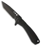 ABKT Phantom Specter Liner Lock Knife Black Aluminum (3.75" Black)