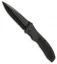 ABKT Large Lock Back Folding Knife Black Aluminum (4" Black)