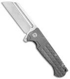 Andre de Villiers Classic Butcher Flipper Knife BB Knurled (4" Satin) AdV