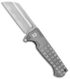 Andre de Villiers Classic Butcher Flipper Knife BB Knurled (4" Two-Tone) AdV