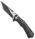 Brian Tighe Custom Tighe Tac Tanto Knife Carbon Fiber (4" Acid Wash) TTT