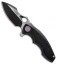 WE Knife Co. 605C Frame Lock Knife Black Titanium (3" Black, Satin)