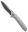 WE Knife Co. 604I Frame Lock Knife Titanium (3.8" Black, Satin)