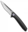 WE Knife Co. 604B Frame Lock Knife Black Titanium (3.8" Satin, Black)