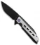 WE Knife Co. 602C Frame Lock Knife Two-Tone Titanium (3.6" Black SW)