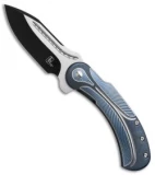 Begg Steelcraft Series Field Marshall Knife Blue/Silver (4" Two-Tone)