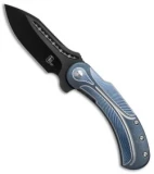 Begg Steelcraft Series Field Marshall Knife Blue/Silver (4" Black)