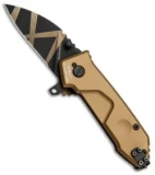 Extrema Ratio Desert Warfare MF0 Liner Lock Knife (2.75" Black) *Collection*