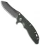 Hinderer Knives XM-18 3.5 Skinner Frame Lock Knife Black/Green (Anthracite DLC)