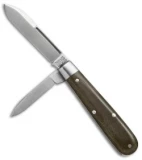 GEC #14 Tidoute Boy's Knife 2.325" OD Green Linen Micarta 142216