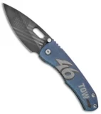 DSK Tactical DBV2 Frame Lock Knife Race Car Ano Ti (3.6" Black Acidwash) #46