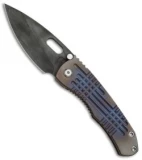 DSK Tactical DBV2 Frame Lock Knife Cluster Ano Ti (3.6" Black Acid Wash) #44