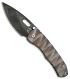 DSK Tactical DBV2 Frame Lock Knife Mountain Ano Ti (3.6" Black Acid Wash) #43