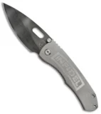 DSK Tactical DBV2 Frame Lock Knife Infidel III Ti (3.6" Black Acid Wash) #49