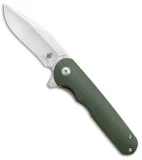 Kizer Vanguard Flashbang A2 Liner Lock Knife Green G-10 (3" Satin)