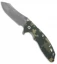 Hinderer Knives XM-18 3.5 Skinner Flipper Knife ACU Camo G-10 (Stonewash)