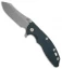 Hinderer Knives XM-18 3.5 Skinner Frame Lock Knife Black/Blue (Stonewash)