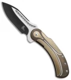 Begg Steelcraft Series Field Marshall Knife Gold/Bronze (4" Two-Tone)