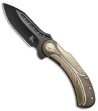 Begg Steelcraft Series Field Marshall Knife Gold/Bronze (4" Black)