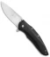 Kizlyar Supreme Knives Zedd D2 Liner Lock Knife Black G-10 (3.25" Satin)