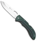 Kizlyar Supreme Knives Dream Lockback Knife Black/Green G-10 (4.1" Polish)