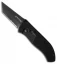 FirstEdge 1255 Tracklock Tanto Folding Knife Black G-10 (3" Black Serr)