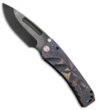 Medford Custom Marauder Frame Lock Knife Blue/Purple Ano Ti (4.25" Black) MKT