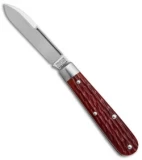 GEC #14 Tidoute Boy's Knife 2.325" Red Jigged Bone 142116