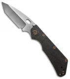 Duane Dwyer Custom SnG Tanto Knife LSCF/Arc Etched Ti (3.5" Gunmetal)
