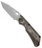 Duane Dwyer Custom SnG Tanto Knife Gold/Brown Hologram Ti (3.5" Gunmetal)