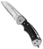 Myerchin Gen. 2 Crew Pro Liner Lock Knife Black G-10 (2.5" Satin Serr)