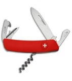 Swiza D03 Swiss Pocket Knife Red (3" Satin)