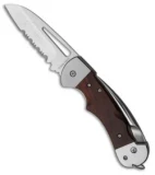 Myerchin Gen. 2 Captain Pro Liner Lock Knife Hardwood (3.25" Satin Serr)
