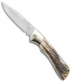 Muela Navaja Lockback Knife Stag Horn (3.25" Satin)