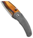 Sheepdog Knives Delinquent Frame Lock Knife Titanium (2" Copper)