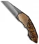 Corrie Schoeman X-Pert Flipper Knife Bronze/Synthetic Resin (2.9" Hamon)