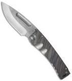 Medford Marauder Frame Lock Knife Flame Titanium (4.25" Stonewash) MKT