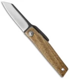 Hiroaki Ohta Knives OFF FK 5 Friction Folder Palo Santo Wood (2.1" Two-Tone)