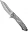 Custom Knife Factory Trekoza Frame Lock Knife Ti/Polycarbon (4" Satin)
