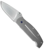 Eric Demongivert Custom Picador Frame Lock Knife Titanium (3" Satin)