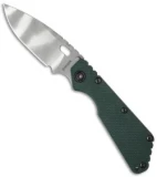 Strider SMF Frame Lock Knife Green G-10/Flame Ti (3.9" Tiger Stripe)