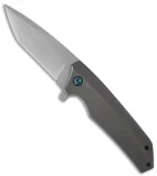 Venier Forge Ronin Frame Lock Flipper Knife 3D Milled Titanium (3.3" Bead Blast)